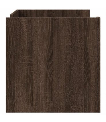 vidaXL Coffee Table Brown Oak 100x50x50 cm Engineered Wood
