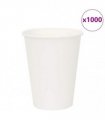vidaXL Paper Coffee Cups 1000 pcs 12oz 300ml White