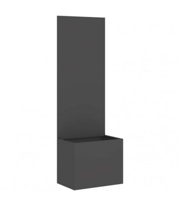 vidaXL Garden Privacy Screen Black 50 x 150 cm Cold-rolled steel