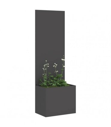 vidaXL Garden Privacy Screen Black 50 x 150 cm Cold-rolled steel