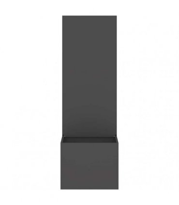 vidaXL Garden Privacy Screen Black 50 x 150 cm Cold-rolled steel