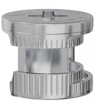 vidaXL Cam Lock Nuts 8372 pcs Silver Metal
