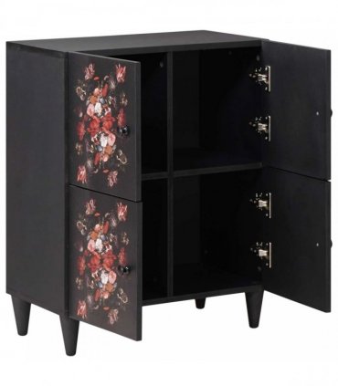 vidaXL Storage Cabinets Multicolour 60 x 33.5 x 75 cm Solid Mango Wood