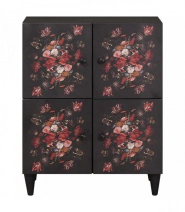 vidaXL Storage Cabinets Multicolour 60 x 33.5 x 75 cm Solid Mango Wood