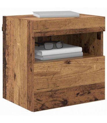 vidaXL TV Wall Cabinets 2 pcs Old Wood 40 x 30 x 40 cm Engineered Wood