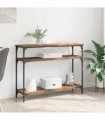 vidaXL Console Table Old Wood 100 x 29 x 75 cm Engineered Wood