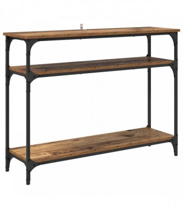 vidaXL Console Table Old Wood 100 x 29 x 75 cm Engineered Wood