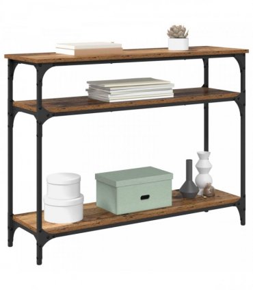 vidaXL Console Table Old Wood 100 x 29 x 75 cm Engineered Wood