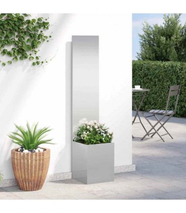 vidaXL Garden Privacy Screen Sliver 32 x 150 cm Stainless steel