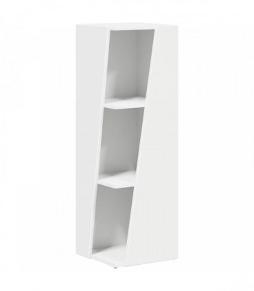 vidaXL Side Shelf White 33 x 32 x 100.5 cm Engineered Wood