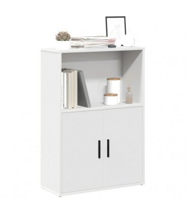 vidaXL Bookcase White 60x24x85 cm Engineered Wood