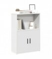 vidaXL Bookcase White 60x24x85 cm Engineered Wood