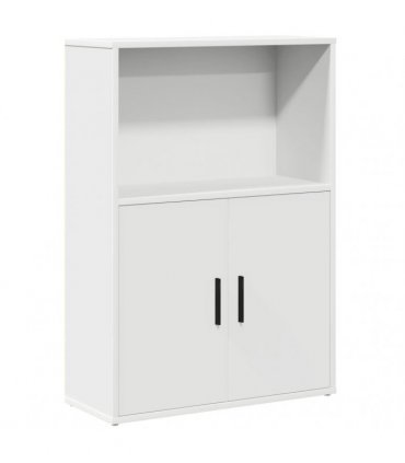vidaXL Bookcase White 60x24x85 cm Engineered Wood
