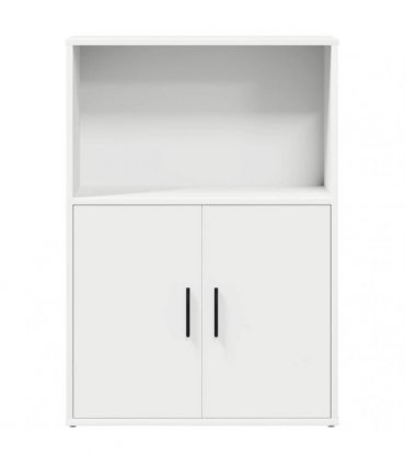 vidaXL Bookcase White 60x24x85 cm Engineered Wood