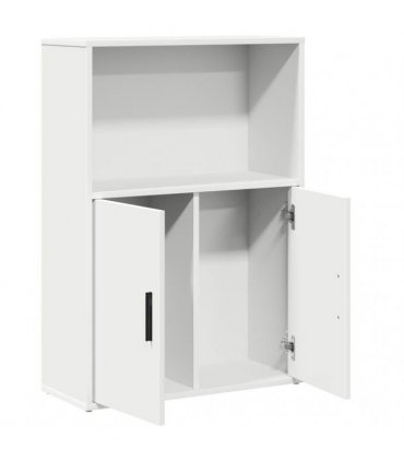 vidaXL Bookcase White 60x24x85 cm Engineered Wood
