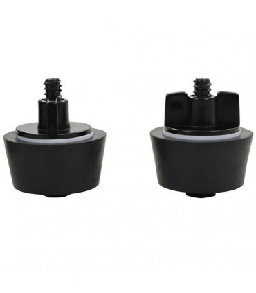 vidaXL Pool Winter Gizzmo Bottle with 2 Winter Plugs HDPE