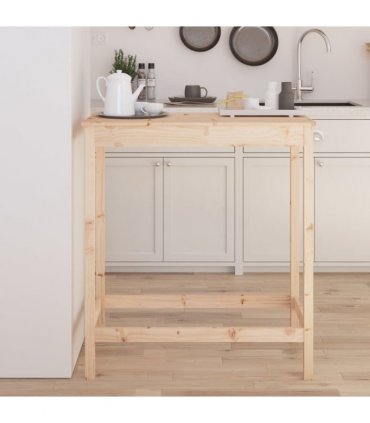 vidaXL Bar Table 100x50x110 cm Solid Wood Pine