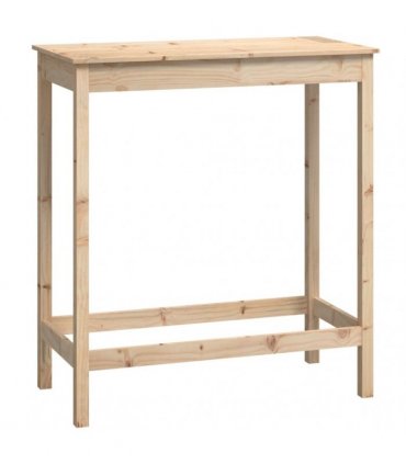 vidaXL Bar Table 100x50x110 cm Solid Wood Pine