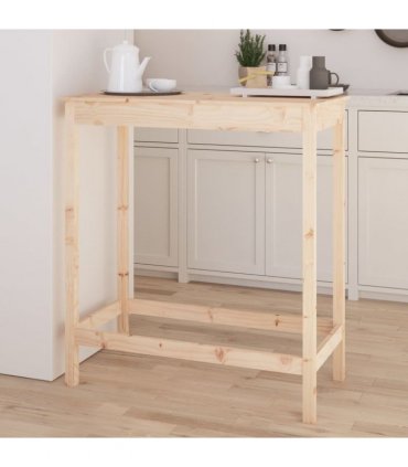 vidaXL Bar Table 100x50x110 cm Solid Wood Pine