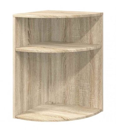 vidaXL End Table Sonoma Oak 39.7 x 39.7 x 60 cm Engineered Wood