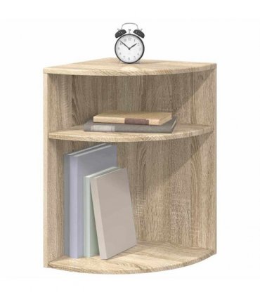 vidaXL End Table Sonoma Oak 39.7 x 39.7 x 60 cm Engineered Wood