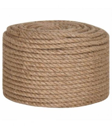 vidaXL Rope 100% Jute 10 mm 100 m