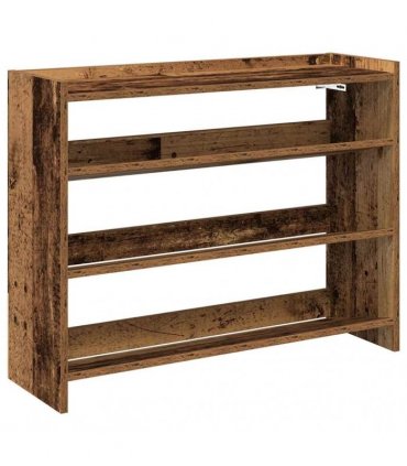 vidaXL Shoe Rack Old Wood 80x25x62 cm Engineered Wood