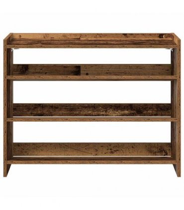 vidaXL Shoe Rack Old Wood 80x25x62 cm Engineered Wood