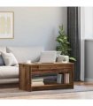 vidaXL Coffee Table Old Wood 80 x 50.5 x 41.5 cm Engineered Wood