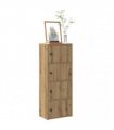 vidaXL Bookcase Artisan Oak 40x24x102 cm Engineered Wood
