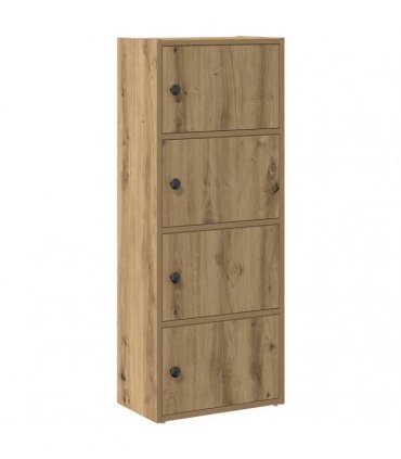 vidaXL Bookcase Artisan Oak 40x24x102 cm Engineered Wood