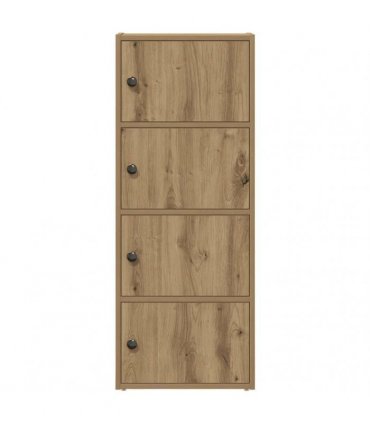 vidaXL Bookcase Artisan Oak 40x24x102 cm Engineered Wood