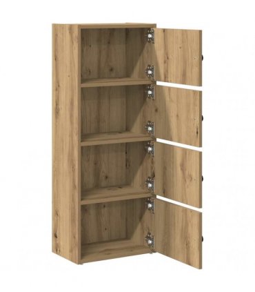 vidaXL Bookcase Artisan Oak 40x24x102 cm Engineered Wood