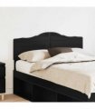 vidaXL Headboard Black Oak Engineered wood