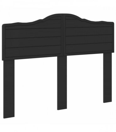 vidaXL Headboard Black Oak Engineered wood