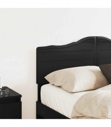 vidaXL Headboard Black Oak Engineered wood