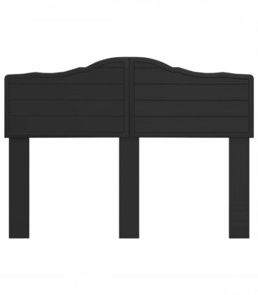 vidaXL Headboard Black Oak Engineered wood