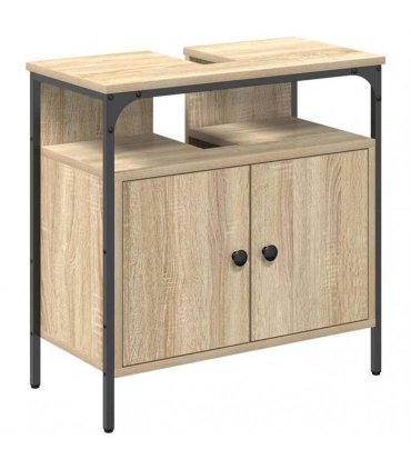 vidaXL Bathroom Cabinet Beige 60 x 30 x 60 cm Engineered wood