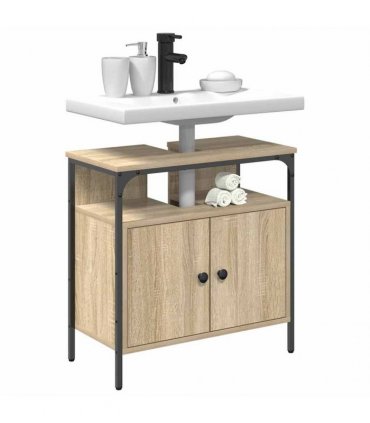 vidaXL Bathroom Cabinet Beige 60 x 30 x 60 cm Engineered wood