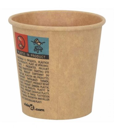 vidaXL Paper Coffee Cups 1000 pcs 4oz 100ml Brown
