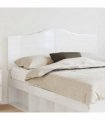 vidaXL Headboard Gloss White Engineered wood