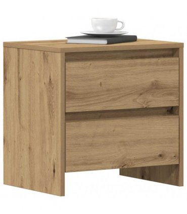 vidaXL Bedside Cabinet with Drawer 2 pcs Artisan Oak 45 x 34 x 44.5 cm