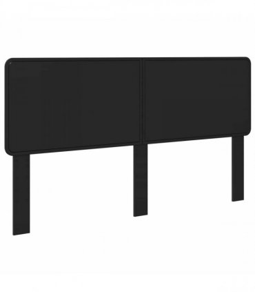 vidaXL Headboard Black Oak Engineered wood