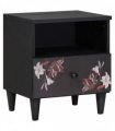 vidaXL Bedside Table Brown 40 x 33 x 46 cm Solid Mango Wood