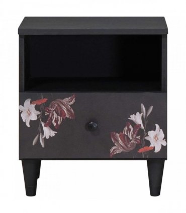 vidaXL Bedside Table Brown 40 x 33 x 46 cm Solid Mango Wood