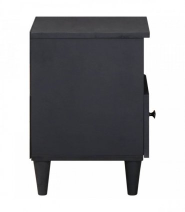 vidaXL Bedside Table Brown 40 x 33 x 46 cm Solid Mango Wood