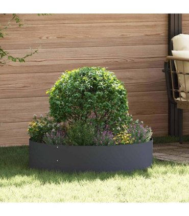 vidaXL Planter Ring 5 pcs Anthracite 80 x 80 x 20 cm Cold-rolled Steel