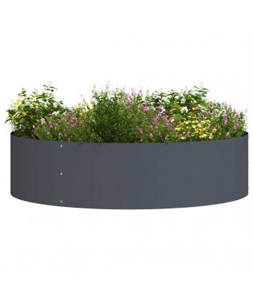 vidaXL Planter Ring 5 pcs Anthracite 80 x 80 x 20 cm Cold-rolled Steel
