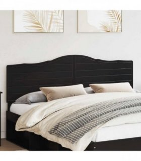 vidaXL Headboard Black Oak Engineered wood