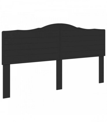 vidaXL Headboard Black Oak Engineered wood